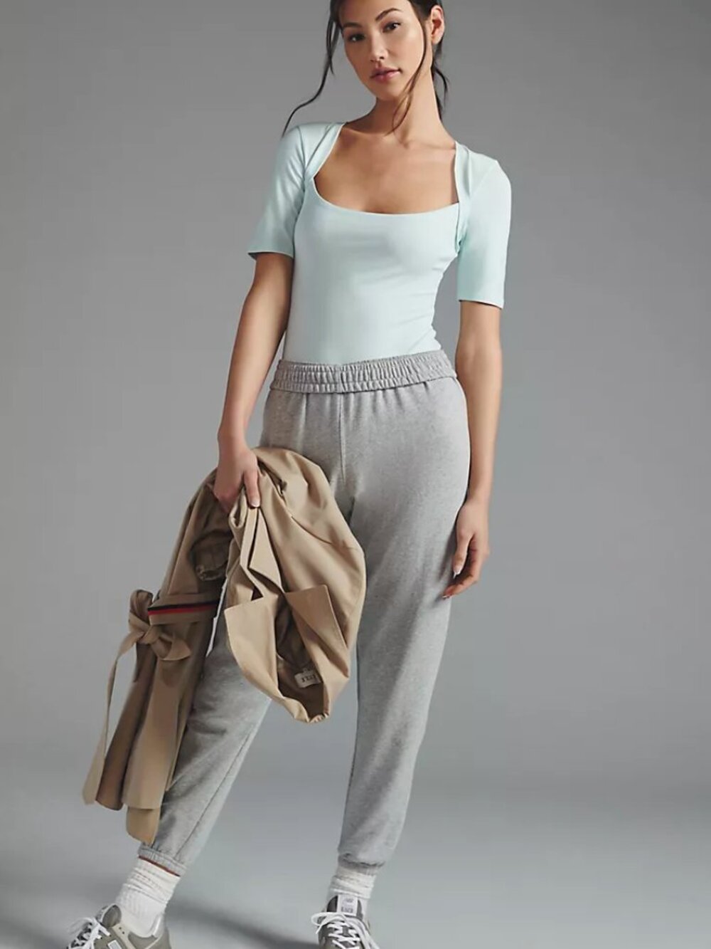 Anthropologie Aqua Blue Shrug Bodysuit NWOT - M